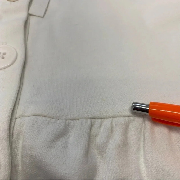 Polo Ralph Lauren Girls Swim Coverup Medium White‎ Hood 100% Cotton Logo - Picture 7 of 10